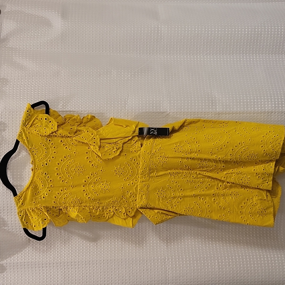Sold Yellow and white New York And Company rompers